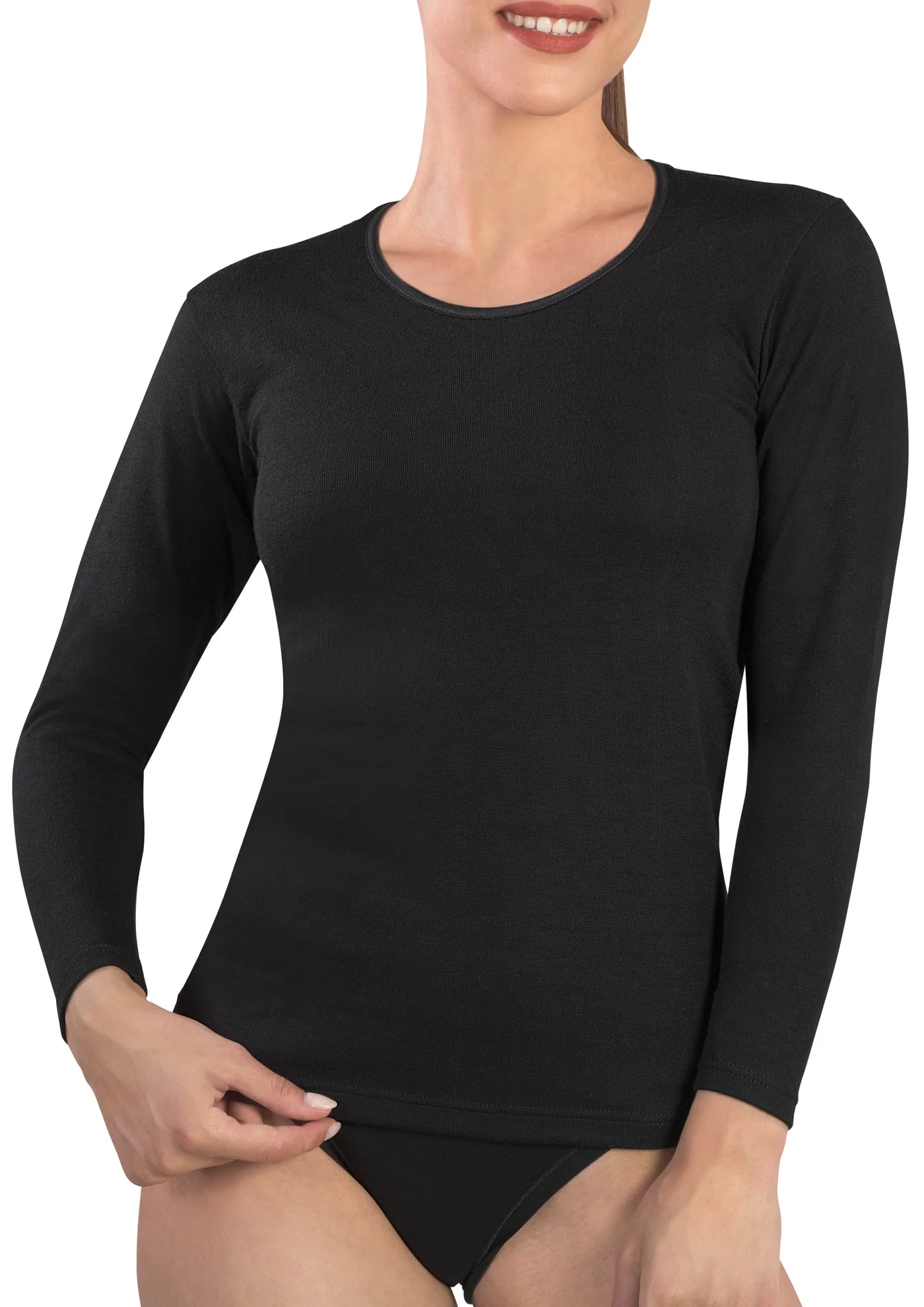 Maglia Termica Donna Manica Lunga Girocollo MMDT793